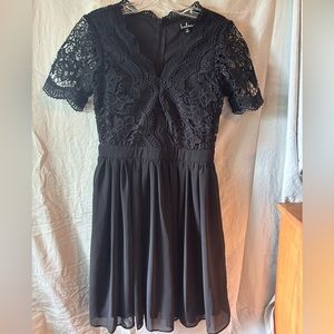 Formal black dress